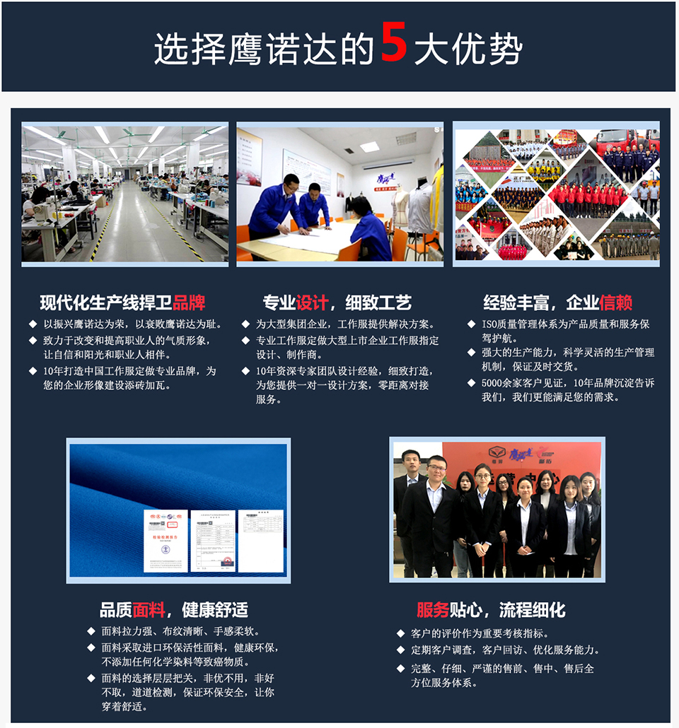 企業工服的五個定制流程步驟